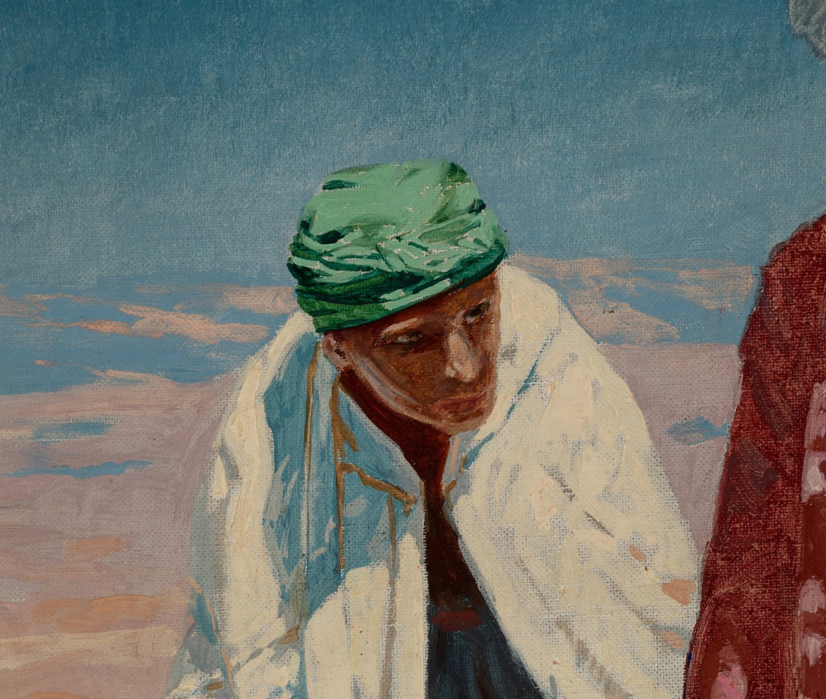 "Modlitwa Beduinów na pustyni"