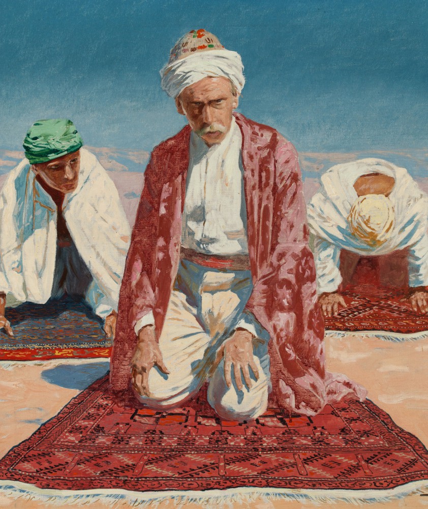 "Modlitwa Beduinów na pustyni"