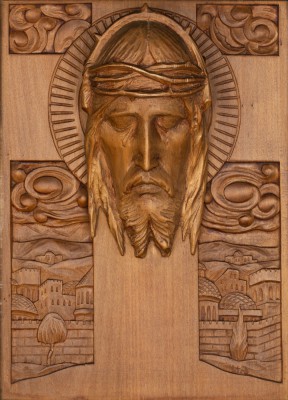 Płaskorzeźba "Chrystus Boleściwy - Vir Dolorum"