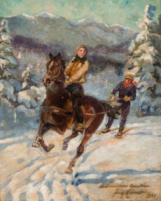 "Skijöring w Tatrach"