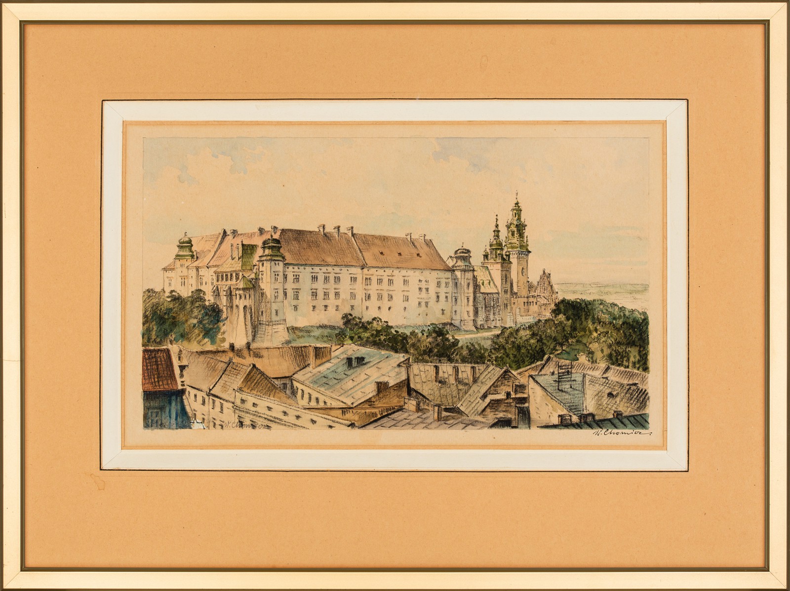 "Widok na Wawel"