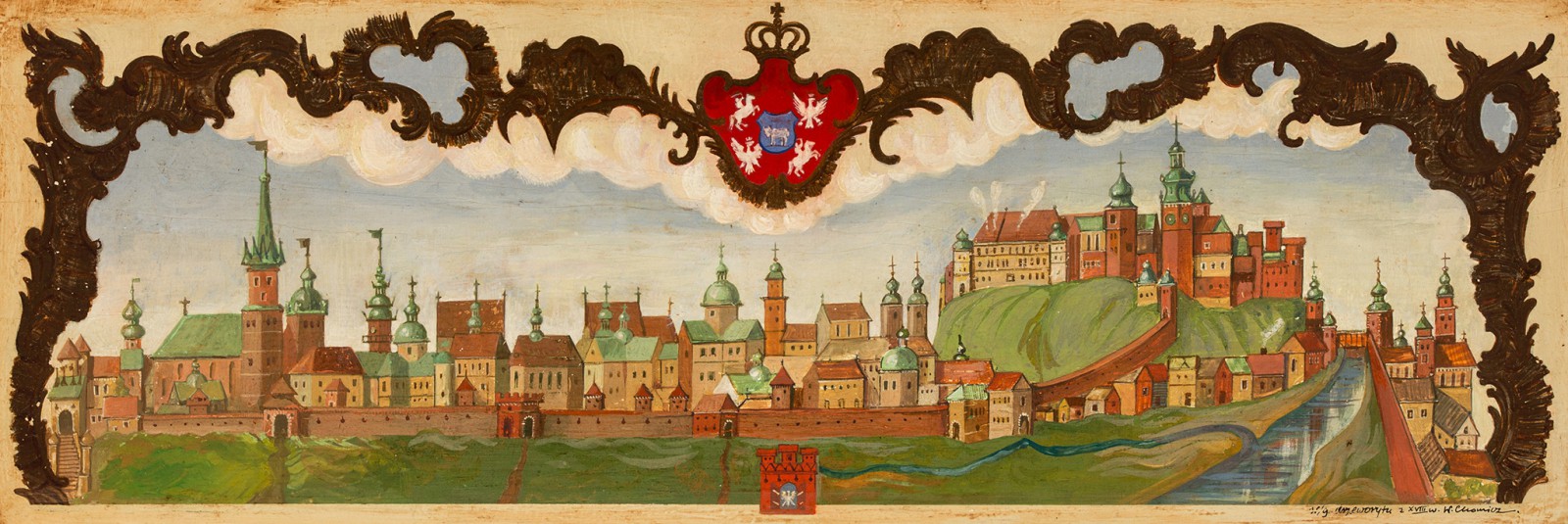 "Panorama dawnego Krakowa"