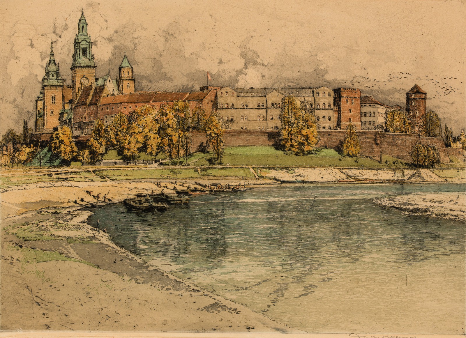 "Widok na Wawel"