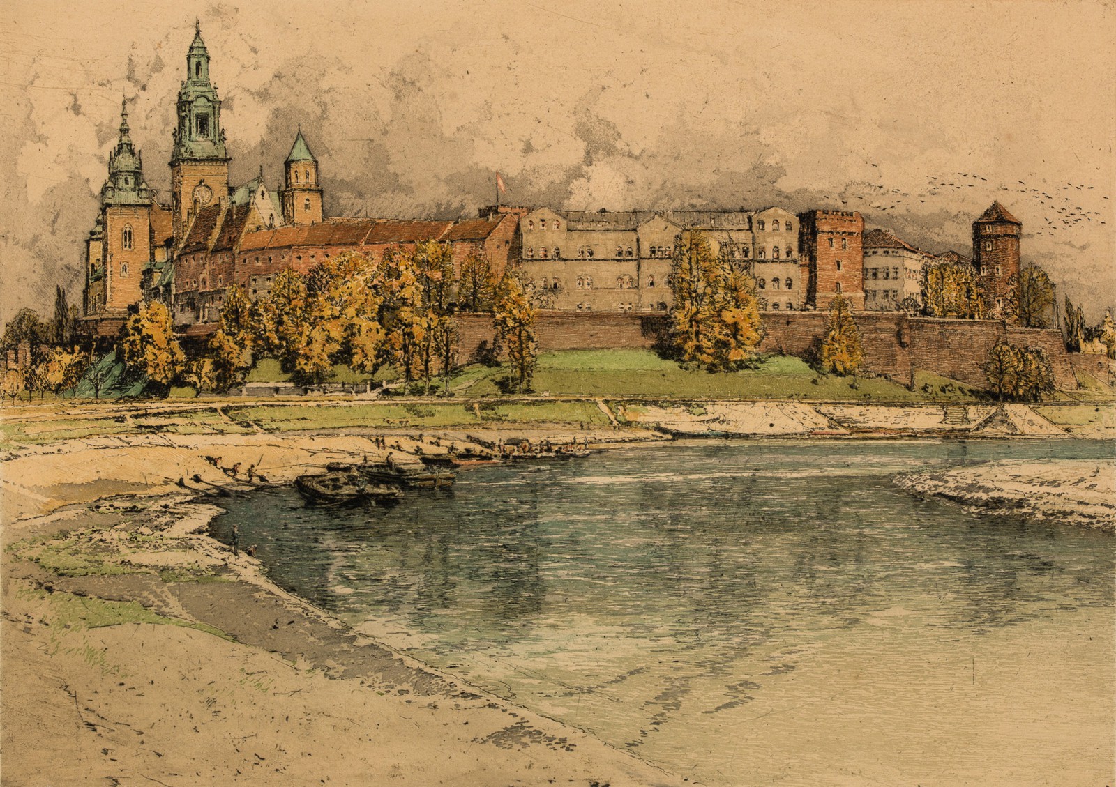 "Widok na Wawel"