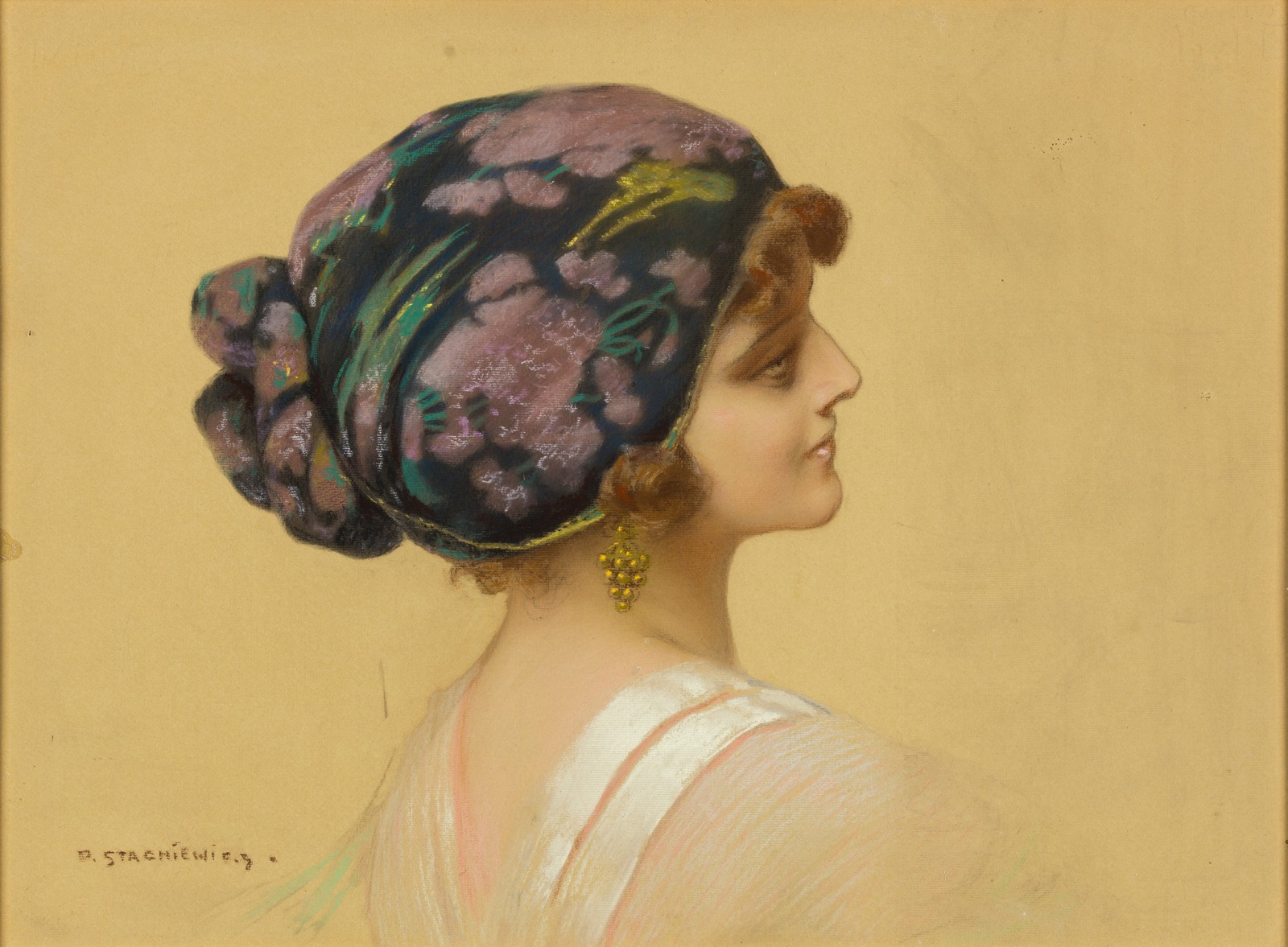 "Portret kobiety w zawoju"