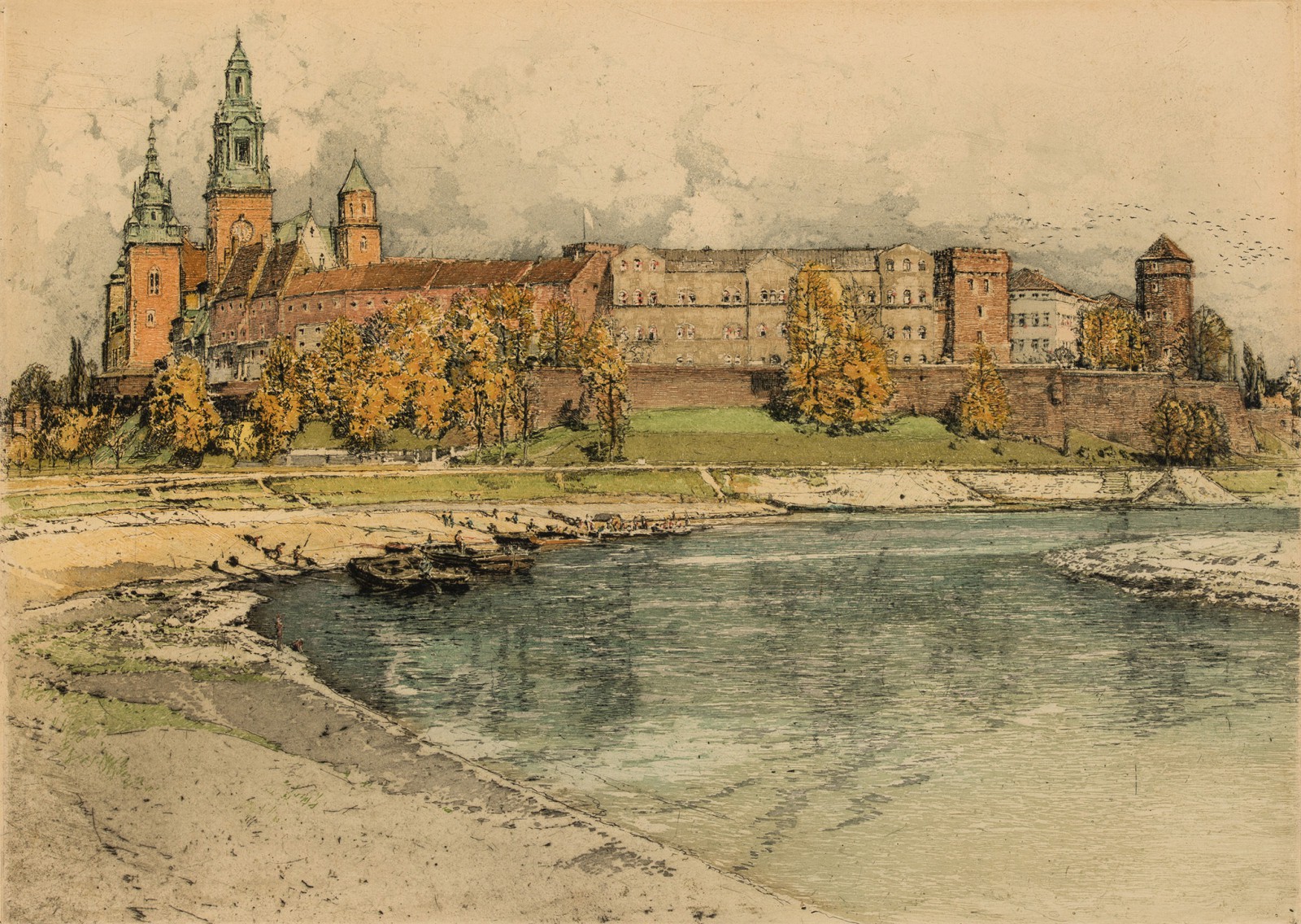 "Widok na Wawel"