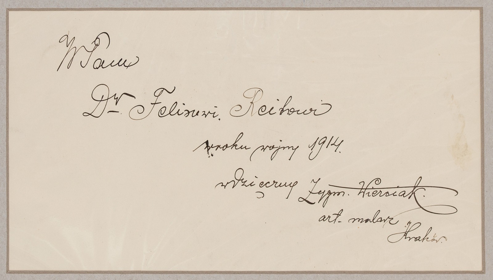 " Epizod z I Wojny Światowej"