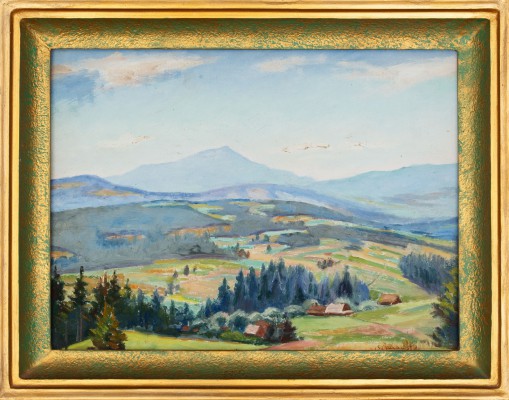"Widok na Babią Górę"