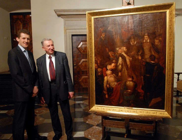  "Zabicie Wapowskiego w czasie koronacji Henryka Walezego"