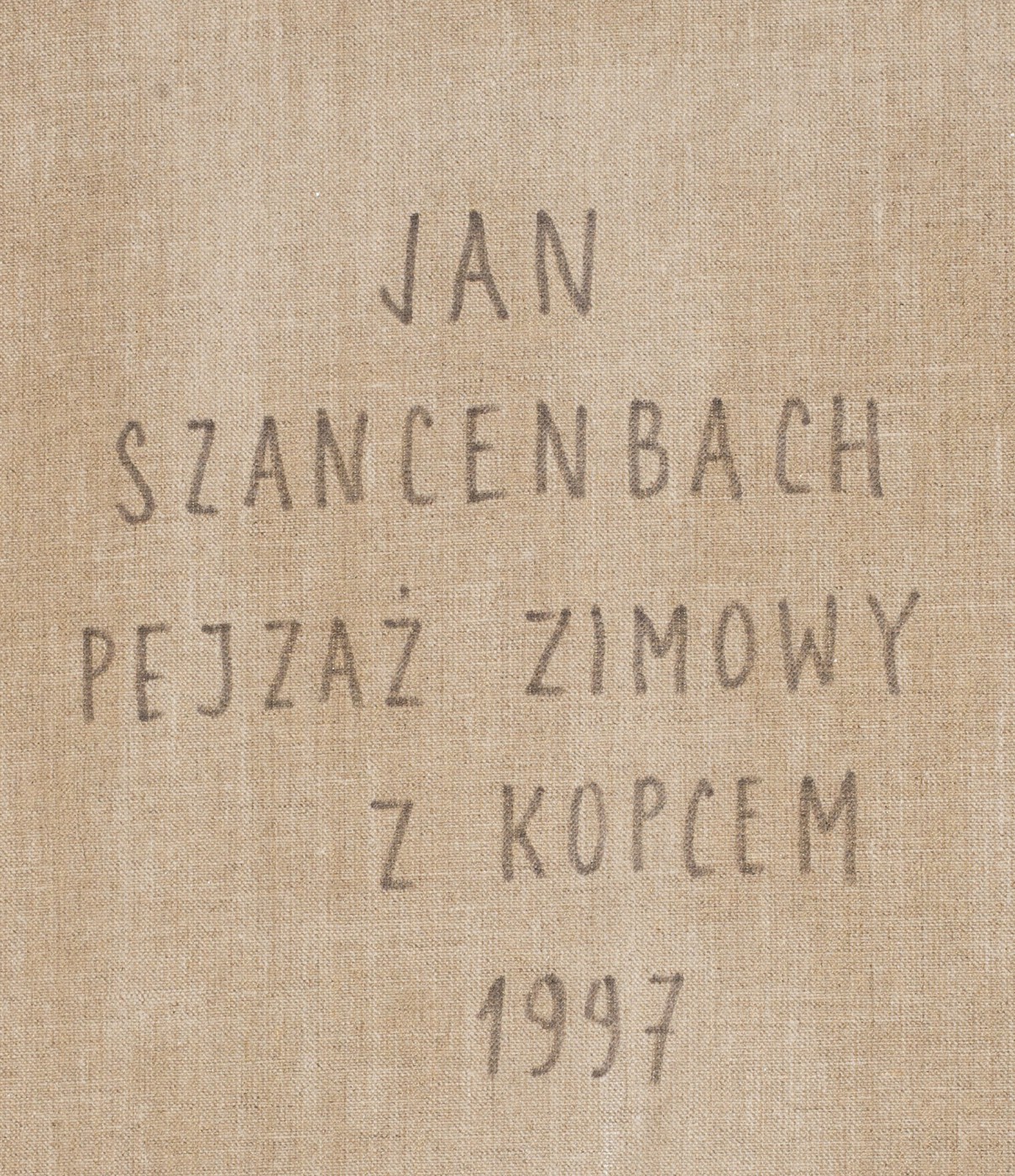 "Pejzaż zimowy z Kopcem"