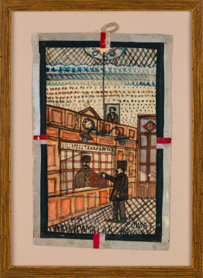 "Nikifor w urzędzie pocztowym"