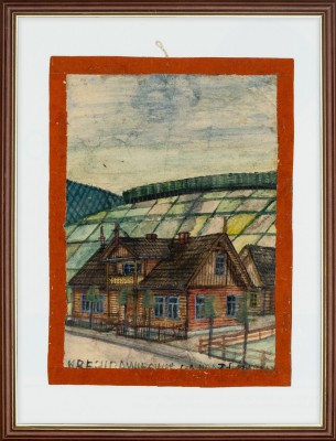 "Drewniany dom w stylu sądeckim"