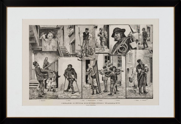 "Obrazki z życia podwórzowego Warszawy"