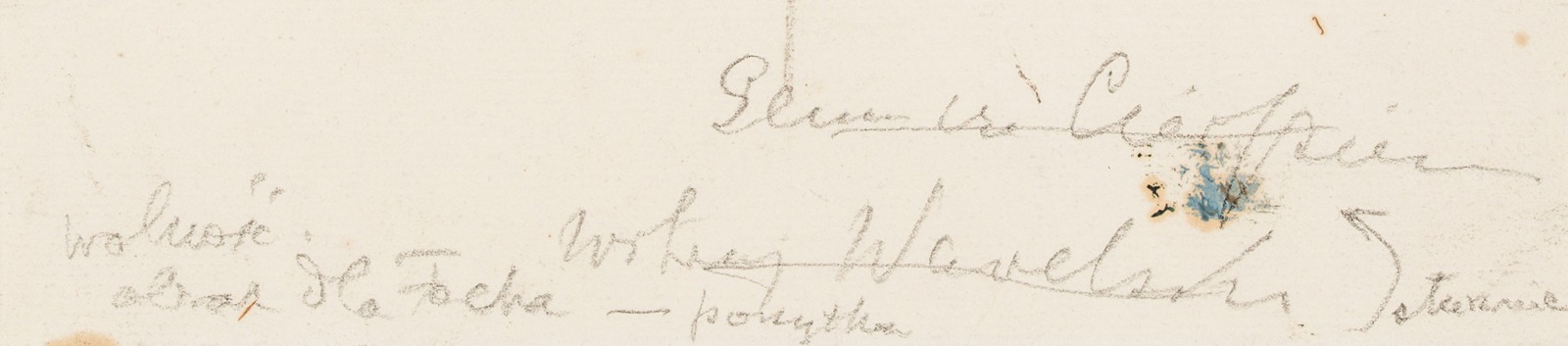 "Studium do witraża wawelskiego Geniusz Cierpienia"