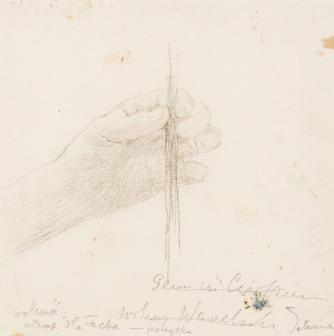 "Studium do witraża wawelskiego Geniusz Cierpienia"