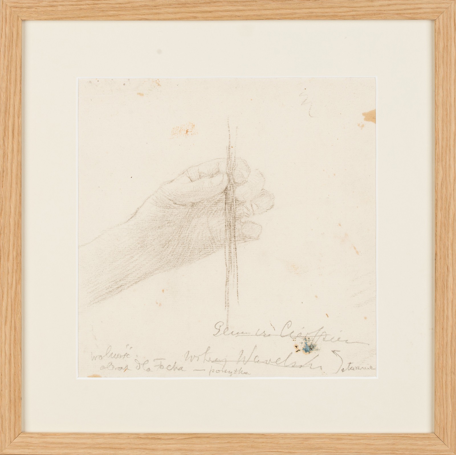 "Studium do witraża wawelskiego Geniusz Cierpienia"