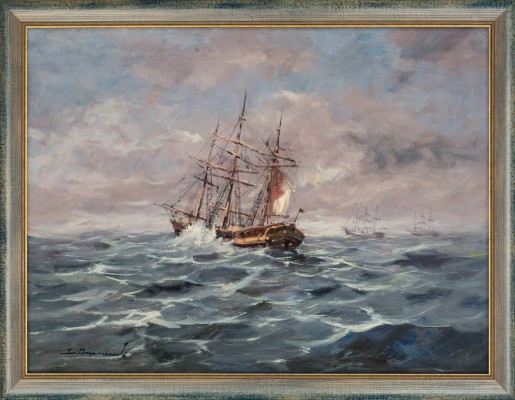 "Wzburzone wody Bałtyku"