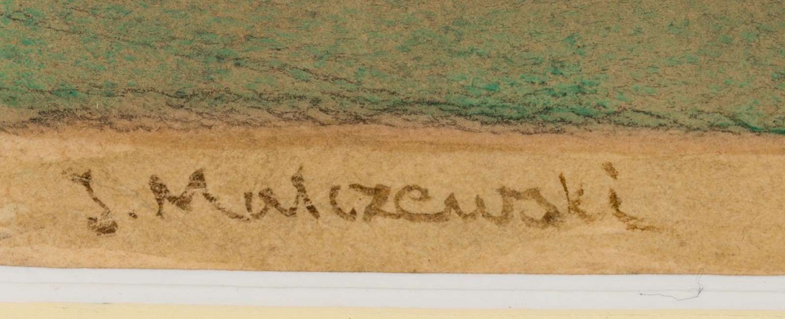 "Wnętrze dworku w Lusławicach"