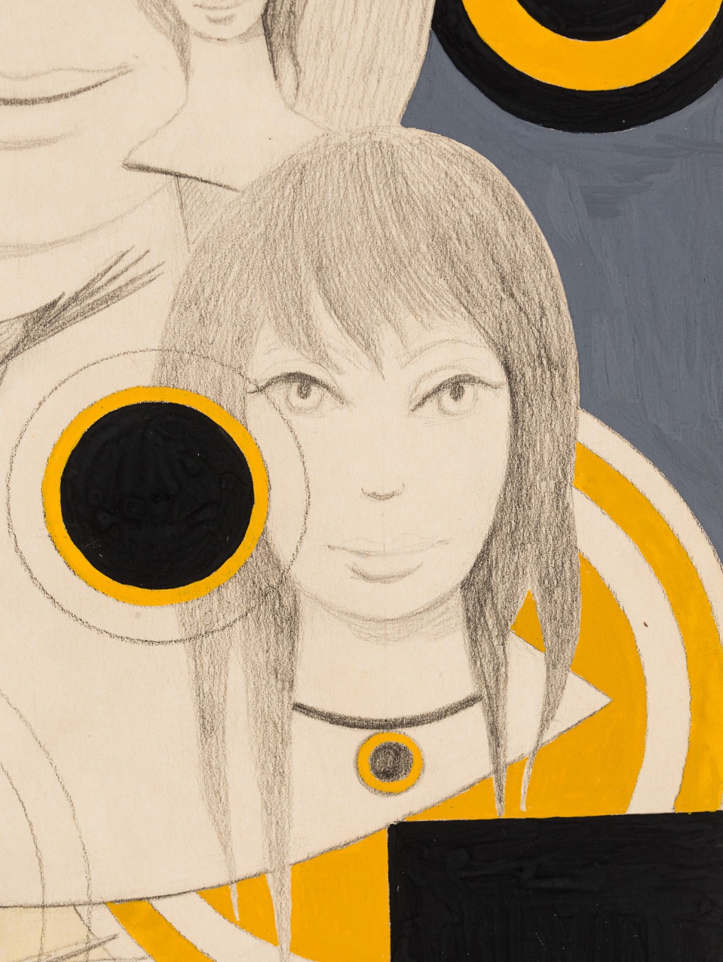 "Portret wielokrotny z ptaszkiem"