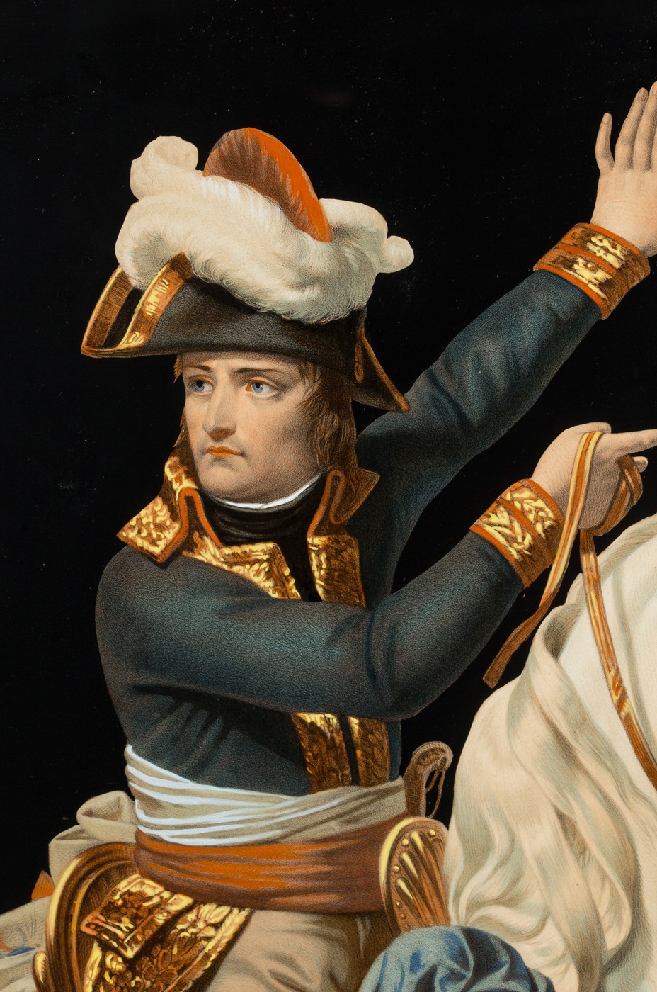 "Napoleon Bonaparte w bitwie pod piramidami"