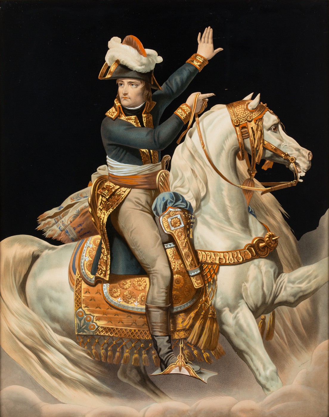 "Napoleon Bonaparte w bitwie pod piramidami"