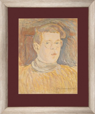 "Autoportret młodzieńczy w żółtym swetrze"