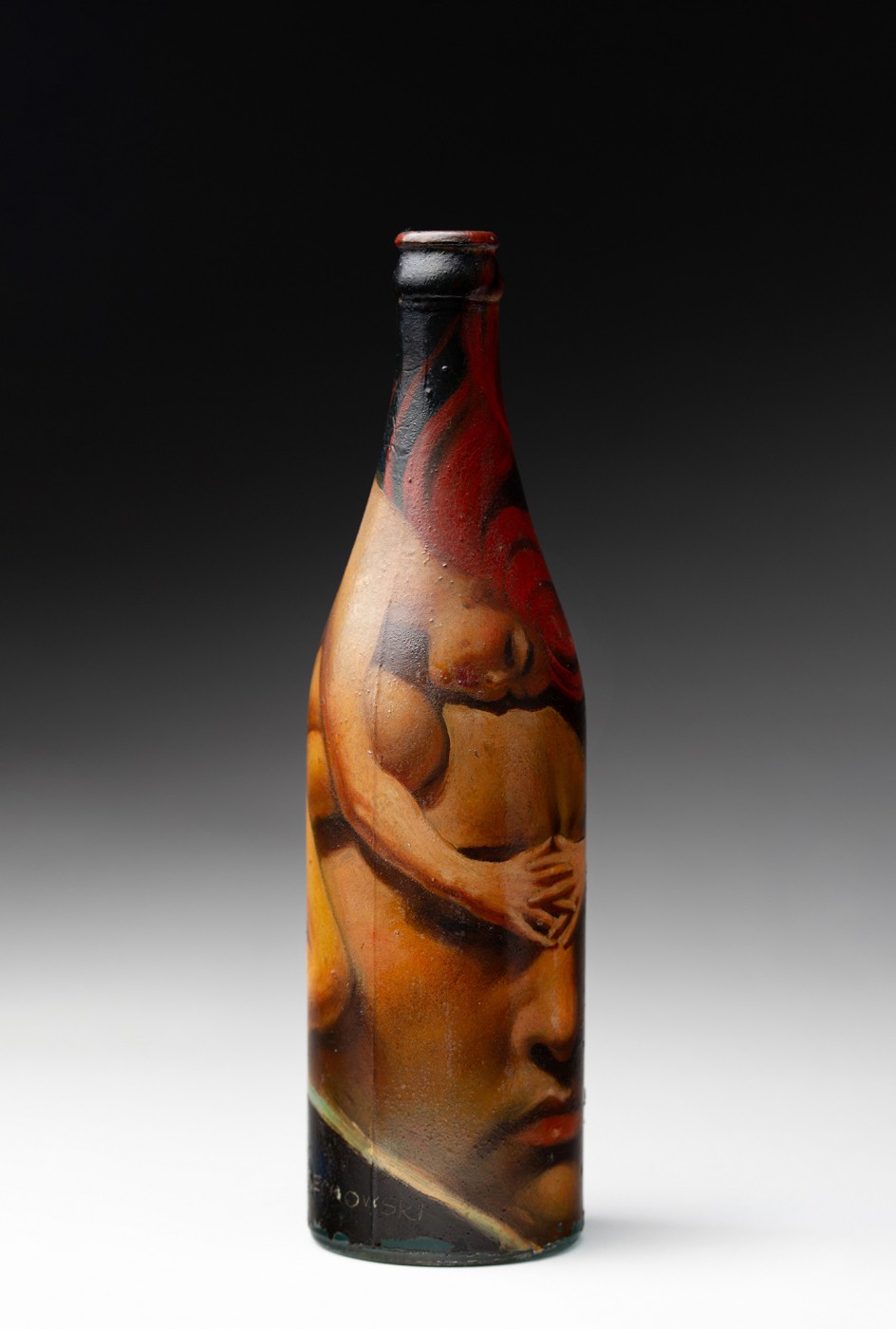 "Twarz artysty z aktem rudowłosej"