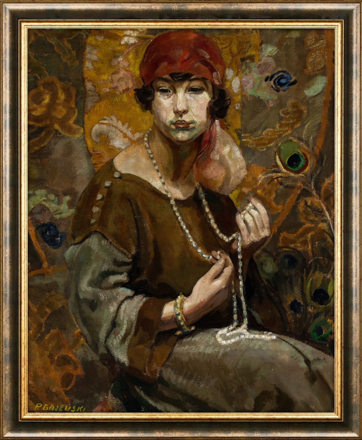 "Dama z perłami (Portret Marii Völpel)"