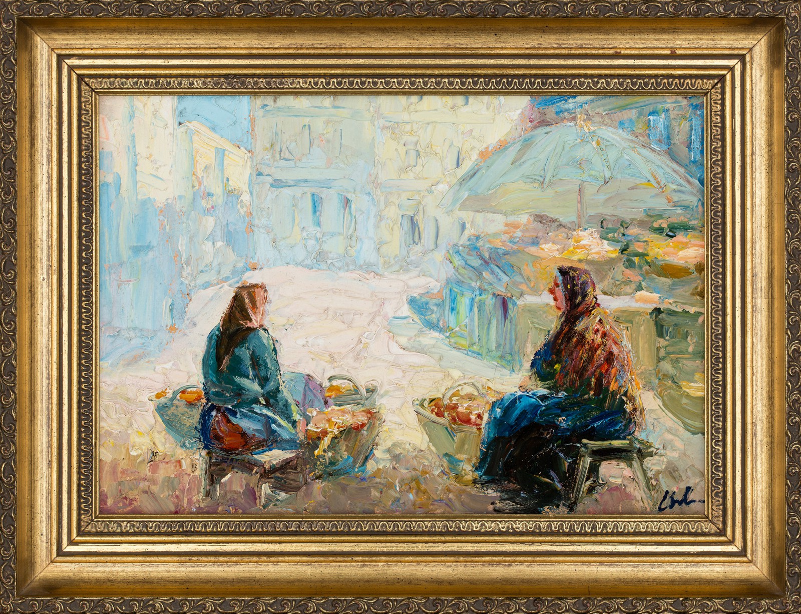 "Przekupki w słoneczny dzień we Lwowie"