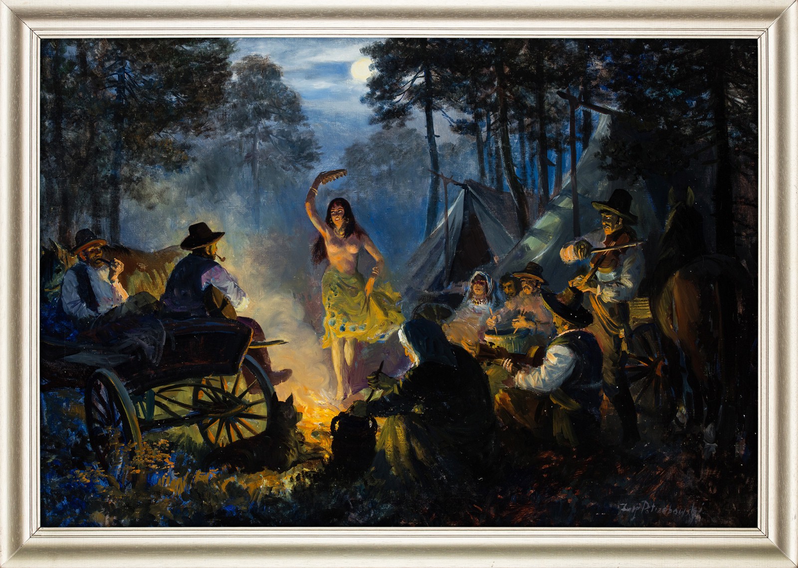 "Taniec przy ognisku"