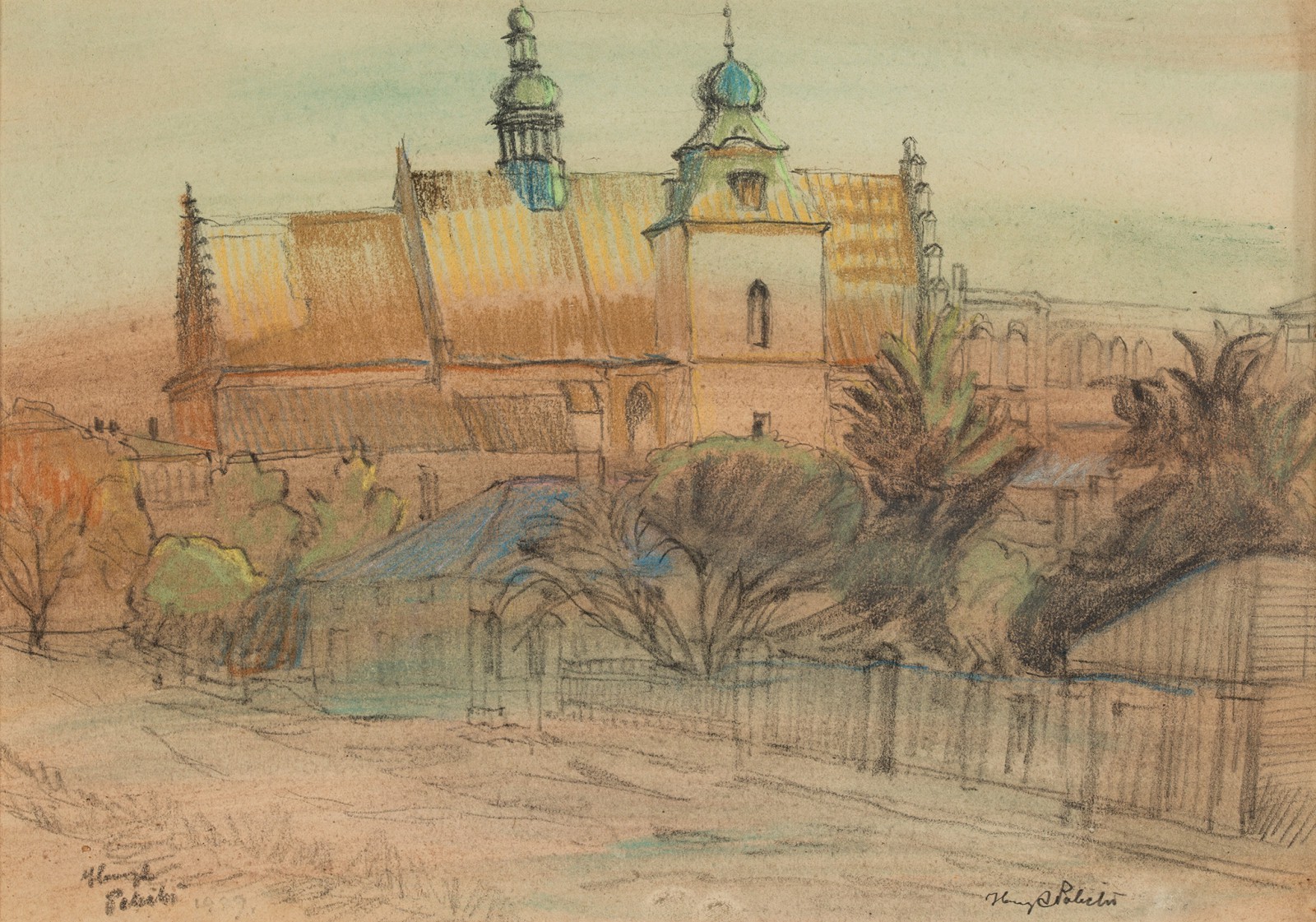 "Kraków. Kościół i klasztor Sióstr Norbertanek"